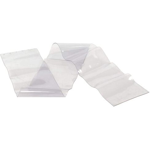 12" x 8' Standard Clear Strip for Strip Curtain Doors, Lot of 5 in Kuwait