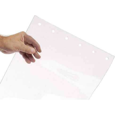 12" x 8' Standard Clear Strip for Strip Curtain Doors, Lot of 5 in Kuwait