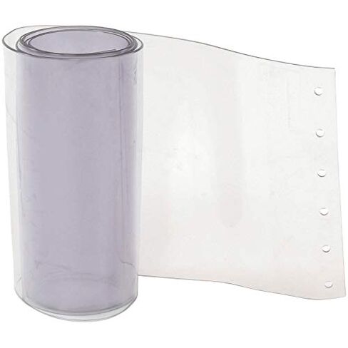 12" x 8' Standard Clear Strip for Strip Curtain Doors, Lot of 5 in Kuwait