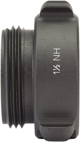 Aluminum 1" Female NH to 1 1/2" Male NH Fire Hose Adapter in Kuwait