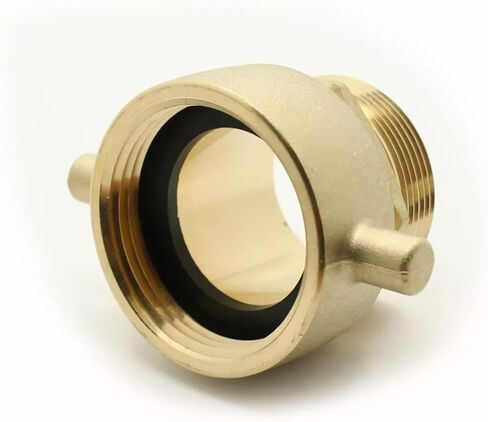 8612002 2-1/2" Female NH/NST x 2" Male NPT Brass Swivel Fire Hose/Hydrant Adapter in Saudi Arabia