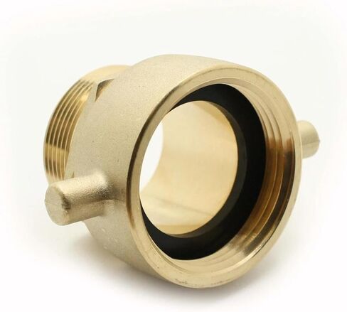 8612002 2-1/2" Female NH/NST x 2" Male NPT Brass Swivel Fire Hose/Hydrant Adapter in Saudi Arabia
