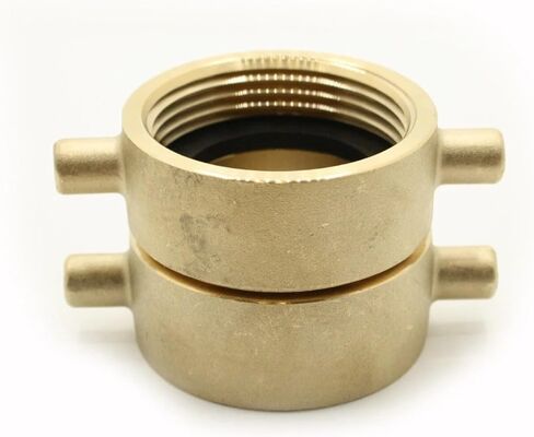 8612011 1-1/2 Inch Female NH/NST x 1-1/2 Inch Female NPSH Brass Double Swivel Fire Hose in Saudi Arabia