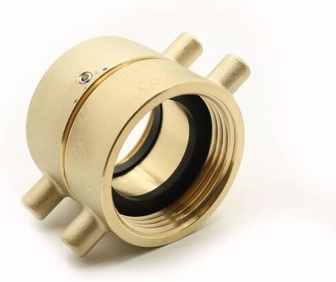 8612011 1-1/2 Inch Female NH/NST x 1-1/2 Inch Female NPSH Brass Double Swivel Fire Hose in Saudi Arabia