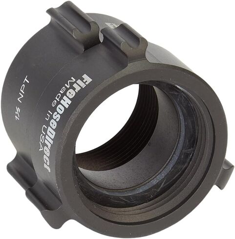 Aluminum 1 1/2" NH to 1 1/2" NPT Double Female Fire Hose Adapter in Kuwait