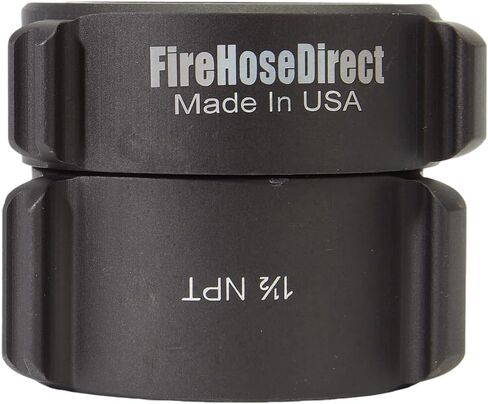 Aluminum 1 1/2" NH to 1 1/2" NPT Double Female Fire Hose Adapter in Kuwait