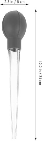 TIDTALEO Large Graduated Pipette with Squeeze Bulb – 100ml Liquid Dropper Measuring Tool for Baking and Kitchen Use Plastic Transfer Pipettes with Measurements in Saudi Arabia