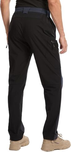 NATUVENIX Water Resistant Mens Hiking Pants Lightweight Stretch Travel Fishing Pants Men Quick Dry Outdoor Work Cargo Pants in Saudi Arabia