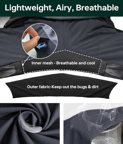 NATUVENIX Water Resistant Mens Hiking Pants Lightweight Stretch Travel Fishing Pants Men Quick Dry Outdoor Work Cargo Pants in Saudi Arabia