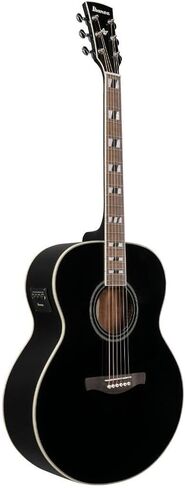 Ibanez AJ70M1E Artwood Jumbo Acoustic-electric Guitar - Black High Gloss in Saudi Arabia