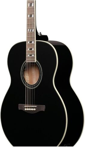 Ibanez AJ70M1E Artwood Jumbo Acoustic-electric Guitar - Black High Gloss in Saudi Arabia