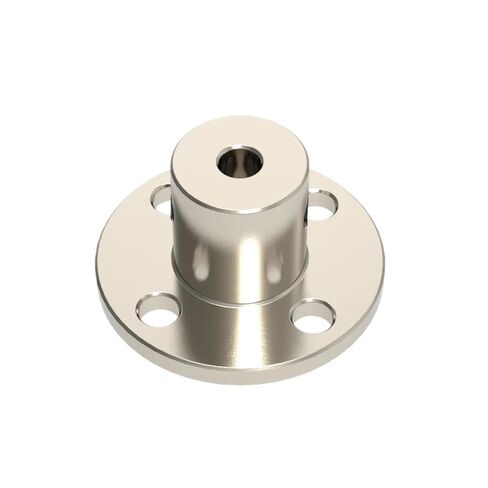 1PC Aluminium Steel Rigid Flange Coupling Motor Guide Shaft 2/3/3.17/4/5/6/6.35/7/8/10/11/12/14mm(Aluminium-Silver,6.35mm) in Saudi Arabia