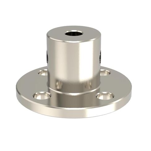 1PC Aluminium Steel Rigid Flange Coupling Motor Guide Shaft 2/3/3.17/4/5/6/6.35/7/8/10/11/12/14mm(Aluminium-Silver,6.35mm) in Saudi Arabia