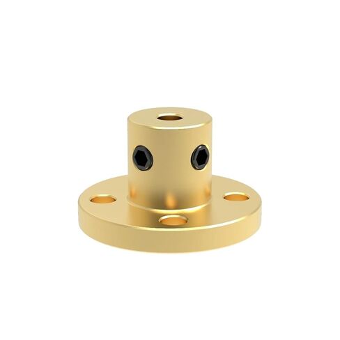1PC Aluminium Steel Rigid Flange Coupling Motor Guide Shaft 2/3/3.17/4/5/6/6.35/7/8/10/11/12/14mm(Aluminium-Silver,6.35mm) in Saudi Arabia