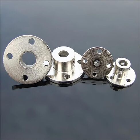 1Pcs Flange Rigid Motor Shaft Coupling Coupler Transmission Connector Sleeve Adapter for Boat Car Model Airplane(6mm) in Saudi Arabia