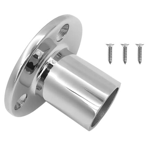 1PC 25mm Handrail Connector - Polished Stainless Steel Tee Joint, 25mm with Screws in Saudi Arabia