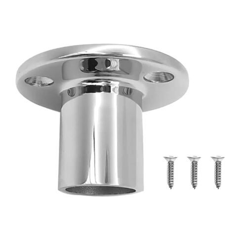 1PC 25mm Handrail Connector - Polished Stainless Steel Tee Joint, 25mm with Screws in Saudi Arabia