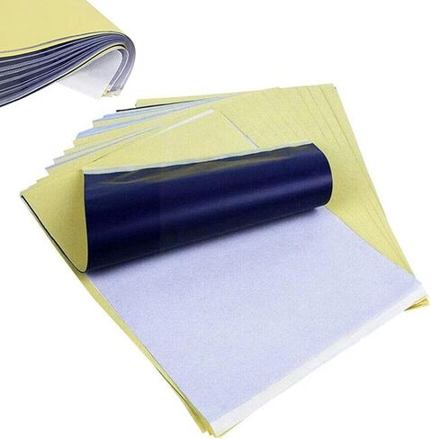 Beoncall Tattoo Transfer Paper Stencil Paper 35Pcs 4 Layers A4 Size Tattoo Stencil Printer Paper Tattoo Kit in Kuwait