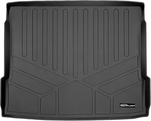 SMARTLINER All Weather Custom Fit Floor Mats 2nd Row Liner Black for 2020-2021 Mercedes-Benz GLB Class 5 Passenger Models in Kuwait