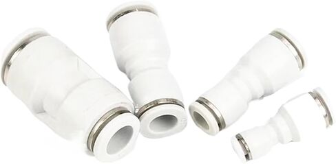 1pcs Air Water Tube Fittings 4 6 8 10 12 14 16mm Tube Straight Push in Pneumatic Connector One Touch Union Quick Fittings(16mm-12mm) in Saudi Arabia
