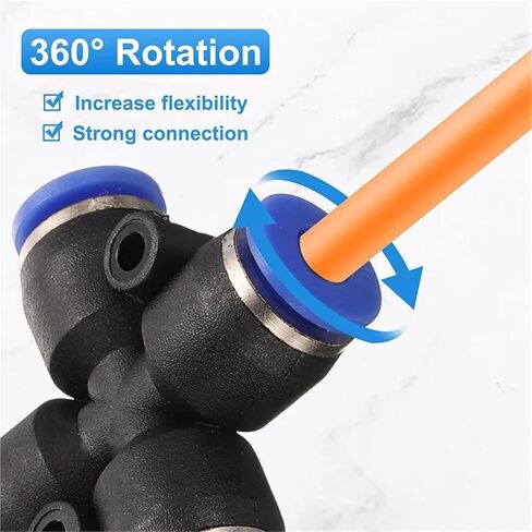 1pcs PZA Cross Pneumatic Fitting Pipe Connector Tube Air Quick Fittings Water Push In Hose Four holes Couping 4mm 6mm 8mm 10mm 12mm(PZA-12,2 Pieces) in Saudi Arabia