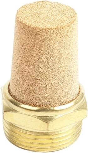 1 قطعة هوائي العادم الخمار النحاس كاتم الصوت المناسب مرشح الضوضاء المخفض موصل BSL-M5 1/8 "1/4" 3/8 "1/2"(1/4") in Kuwait