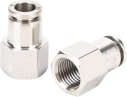 1 قطعة 1/4 "3/8" 1/2 "خيط الأنابيب القياسي البريطاني أنثى دفع هوائي في موصل سريع إطلاق السباكة تركيب الهواء (10 مللي متر خرطوم OD ، 3/8") in Kuwait