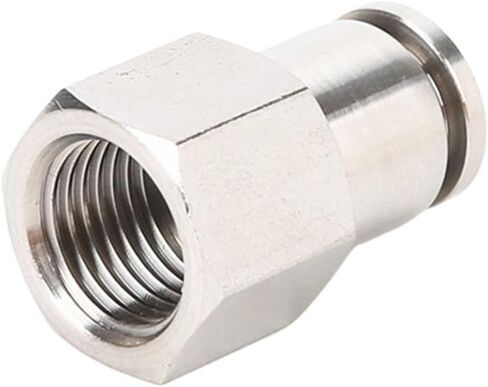 1pcs 1/4" 3/8" 1/2" British Standard Pipe Thread Female Pneumatic Push In Quick Connector Release Air Fitting Plumbing(10mm OD Hose,3/8") in Saudi Arabia