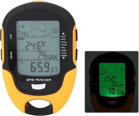 Goshyda Digital Altimeter Barometer GPS Navigation for Outdoor Activities USB Rechargeable Durable Portable Handheld Device in Saudi Arabia