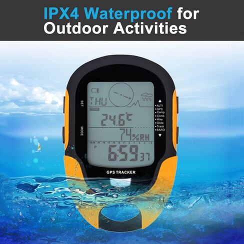 VBESTLIFE Dual Navigation System Digital Altimeter Barometer for Hiking Climbing Cordless Handheld Tool AllWeather Conditions in Saudi Arabia