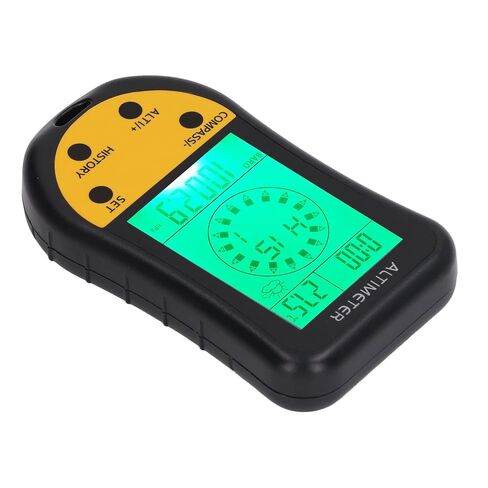 مقياس الارتفاع الرقمي، مقياس حرارة بوصلة LCD متعدد الوظائف، مقياس الارتفاع الخارجي مع إضاءة خلفية فائقة السطوع، مثالي للرياضات الخارجية والمشي لمسافات طويلة والتخييم in Saudi Arabia