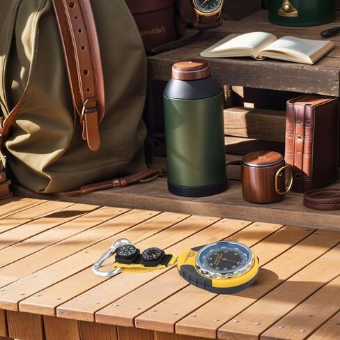 Outdoor 4-in-1 Altimeter with Barometer and Thermometer for Hiking and Camping Navigation in Kuwait