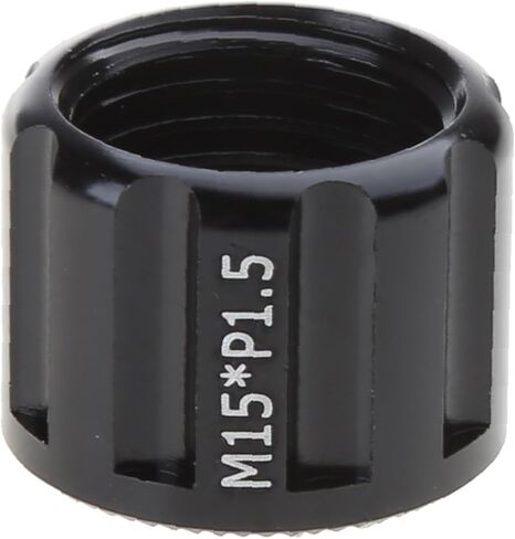 Bicycles Thru Axles Nut M12M15 Thread Axles Nut Bike Hubs Tube Shaft Skewer Cap for Front and Rear Bike Wheel Easy Use Bike Fork Quick Release Nut M15 Thread Axles Nut in Saudi Arabia