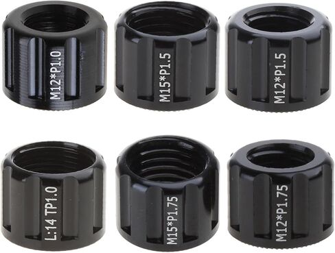 Bicycles Thru Axles Nut M12M15 Thread Axles Nut Bike Hubs Tube Shaft Skewer Cap for Front and Rear Bike Wheel Easy Use Bike Fork Quick Release Nut M15 Thread Axles Nut in Saudi Arabia