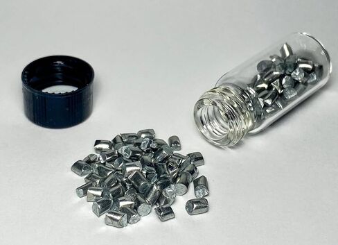 Zinc Metal 99.99% Pure Pellets/Granules Element 30 Zn Chemistry Sample in Saudi Arabia