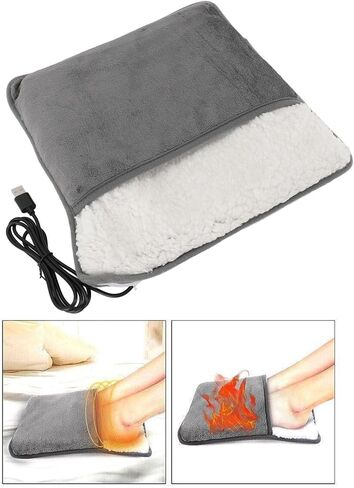 جهاز تدفئة القدمين الكهربائي، جهاز تدفئة القدم المحمول قابل للغسل مع قابس USB بدرجة حرارة ثابتة للسفر المنزلي in Kuwait