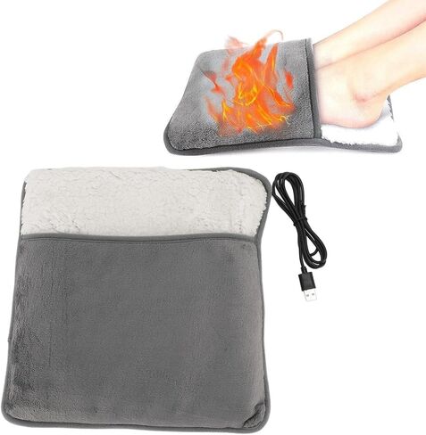 جهاز تدفئة القدمين الكهربائي، جهاز تدفئة القدم المحمول قابل للغسل مع قابس USB بدرجة حرارة ثابتة للسفر المنزلي in Kuwait