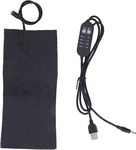 3.9 × 7.9 بوصة فيلم عنصر التدفئة الكهربائية - USB لوحة التدفئة الكهربائية النسيج 4 يتحول مزامنة قابل للتعديل للطي ألياف الكربون in Kuwait