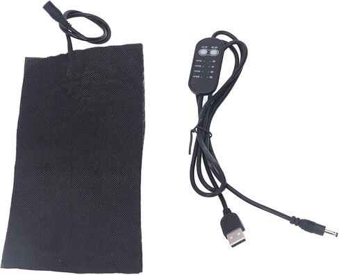 3.9 × 7.9 بوصة فيلم عنصر التدفئة الكهربائية - USB لوحة التدفئة الكهربائية النسيج 4 يتحول مزامنة قابل للتعديل للطي ألياف الكربون in Kuwait