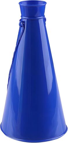 Portable 9 in Cheer Megaphone, Blue, Noise Maker for Parties, Sports, Rallies, Sturdy Plastic Prop in Kuwait