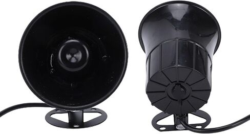 Zunate Compact PA Megaphone Speaker, High Volume Clear Sound with 120dB Siren, USB MP3 Playback and Wide Voltage Compatibility for Emergency Use in Saudi Arabia