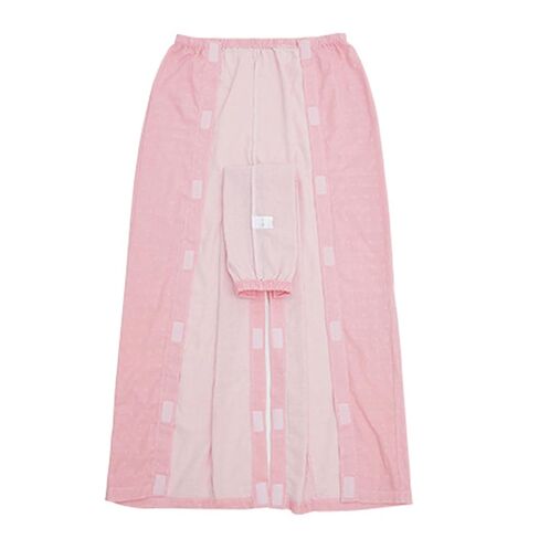 Mens Womens Bedridden Patient Clothing Top, Tear Away Patient Pants, Lightweight Pajamas Nursing Aid for Elderly,Pink Pants,M in Saudi Arabia