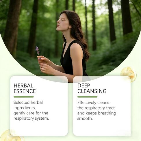 Herbal Diffuser Pen with Mullein, Thyme, Peppermint & Evening Primrose, Botanical Aromatherapy Diffuser Stick, Portable Herbal Aroma Pen, Refreshing Botanical Scent, Up to 600 Uses in Kuwait