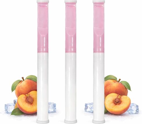 جهاز استنشاق الخوخ 3 عبوات | العصي الهوائية غير الكهربائية للعادات الجيدة | مزيج عطري ناعم من أجل الهدوء والوضوح in Kuwait