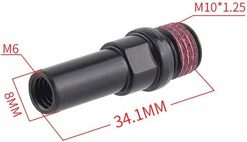 8pcs Black Mountain Bicycle V-Brake Post Screw M10 Bicycle Brake Screw Pivot Point Fork for V-Brake System Post in Kuwait