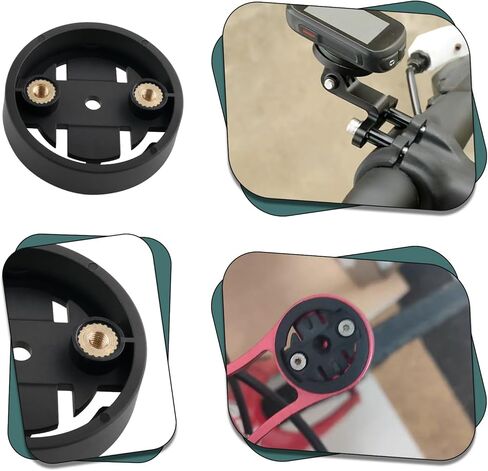 SING F LTD 4PCS Bicycle Fixed Base Computer Mount Insert Kit Base Adaper Hole Spacing 20mm Compatible with Garmin Front Bike MountiBlack in Saudi Arabia