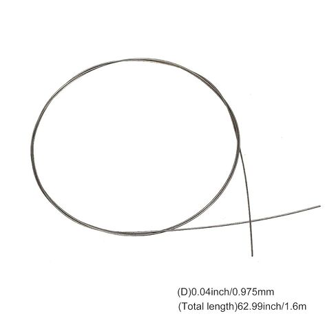 BQLZR 1M 3.28Ft طول 0.975mm ضياء سلك موسيقى البيانو لاستبدال الأوتار المكسورة in Saudi Arabia