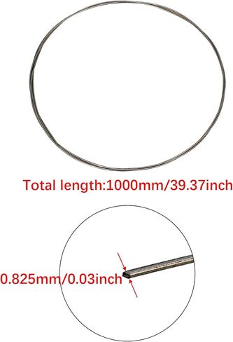 BQLZR Size 14 Piano Music Wire 3.28ft 0.825mm Dia for Broken Strings Repair Pack of 2 in Saudi Arabia