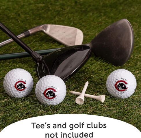 Desert Cactus Chapman University Golf Balls 3 Pack – CU Panthers Full Color Three – Officially Licensed Sport Team Accessory (Design B) in Saudi Arabia