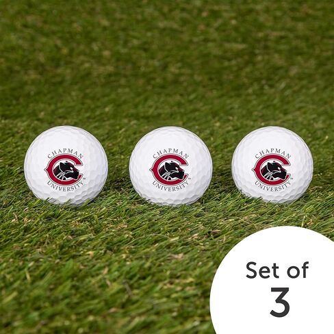 Desert Cactus Chapman University Golf Balls 3 Pack – CU Panthers Full Color Three – Officially Licensed Sport Team Accessory (Design B) in Saudi Arabia